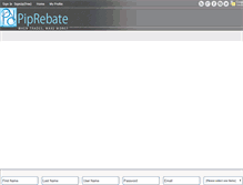 Tablet Screenshot of 1piprebate.com